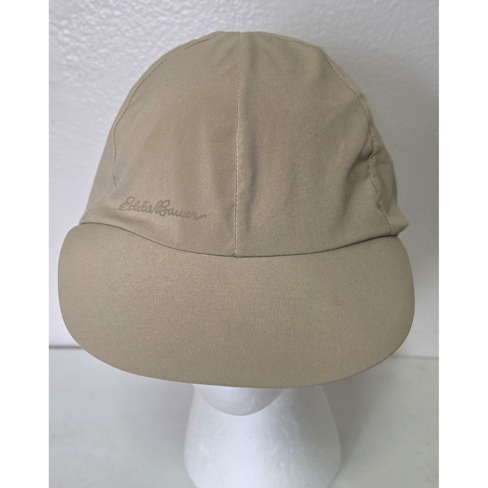 Eddie Bauer FreeShade Hat Beige Tan Running Marathon Adjustable Lightweight Cap
